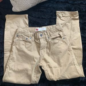 🔥2/$20🔥Levi’s 511 Slim Sz 8R khaki colored jeans..5 pockets